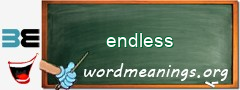 WordMeaning blackboard for endless